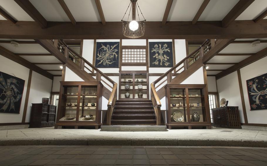 Japan Folk Crafts Museum interior, stairs